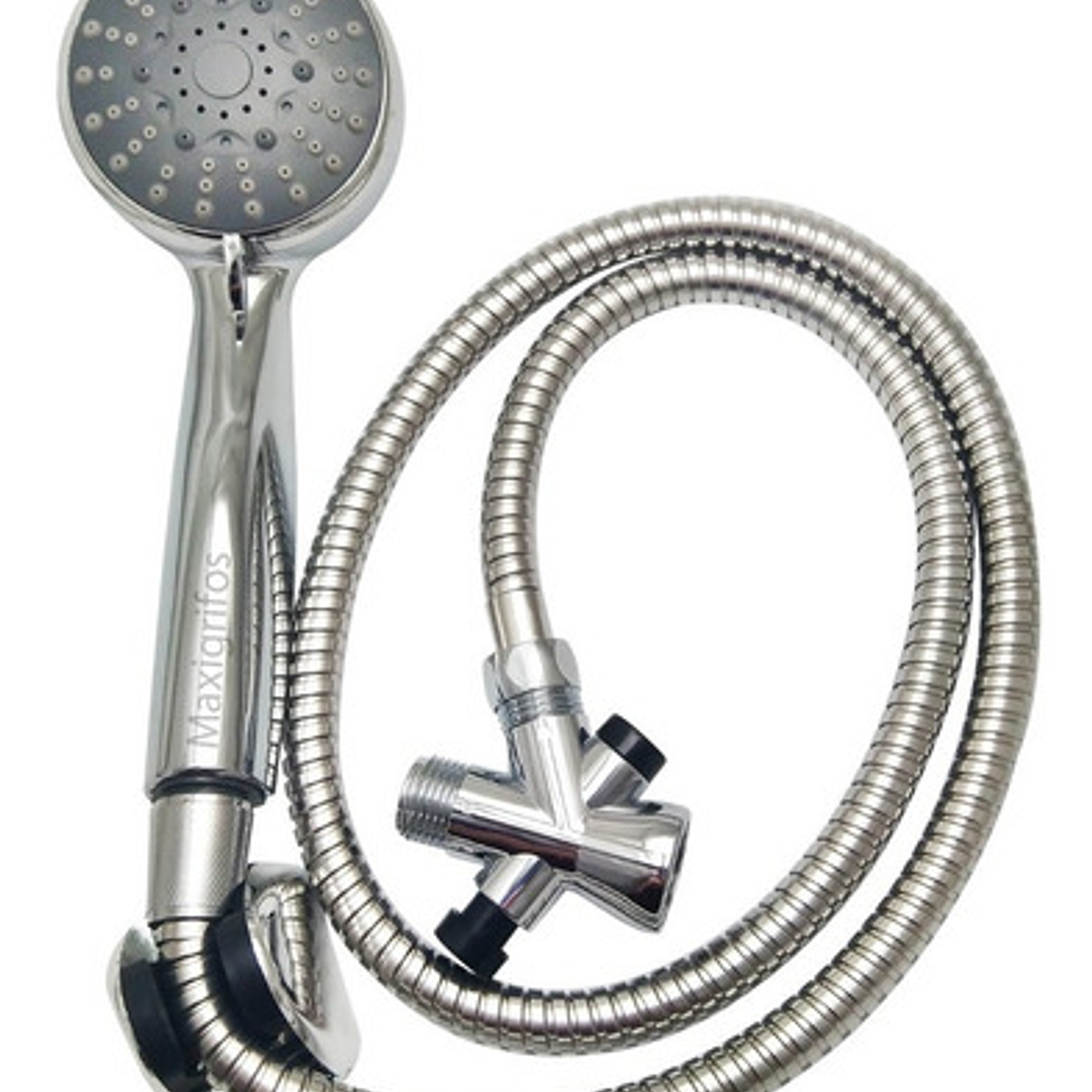 Combo X 3 Regadera Metálica 25x25, Ducha Telefono, Desviador 6