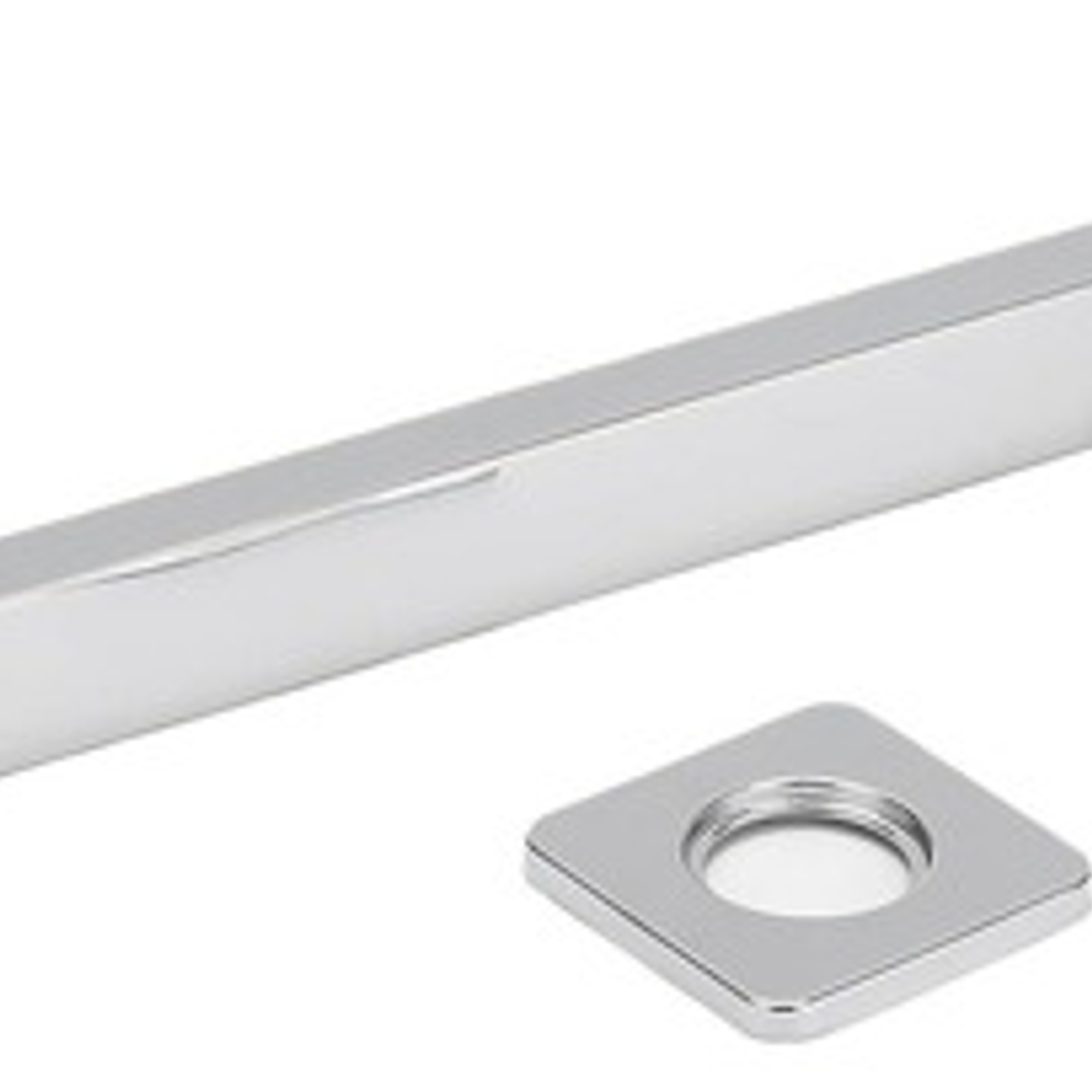 Tubo Extensión Para Ducha Cuadrado Longitud 40cm 2