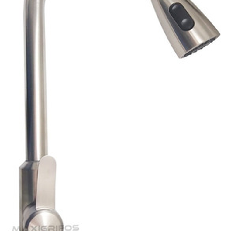 Mezclador Para Lavaplatos Extraíble En Acero Inoxidable 3