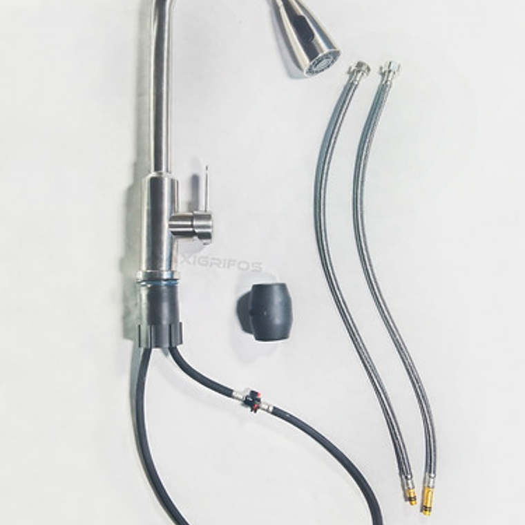 Mezclador Para Lavaplatos Extraíble En Acero Inoxidable 10