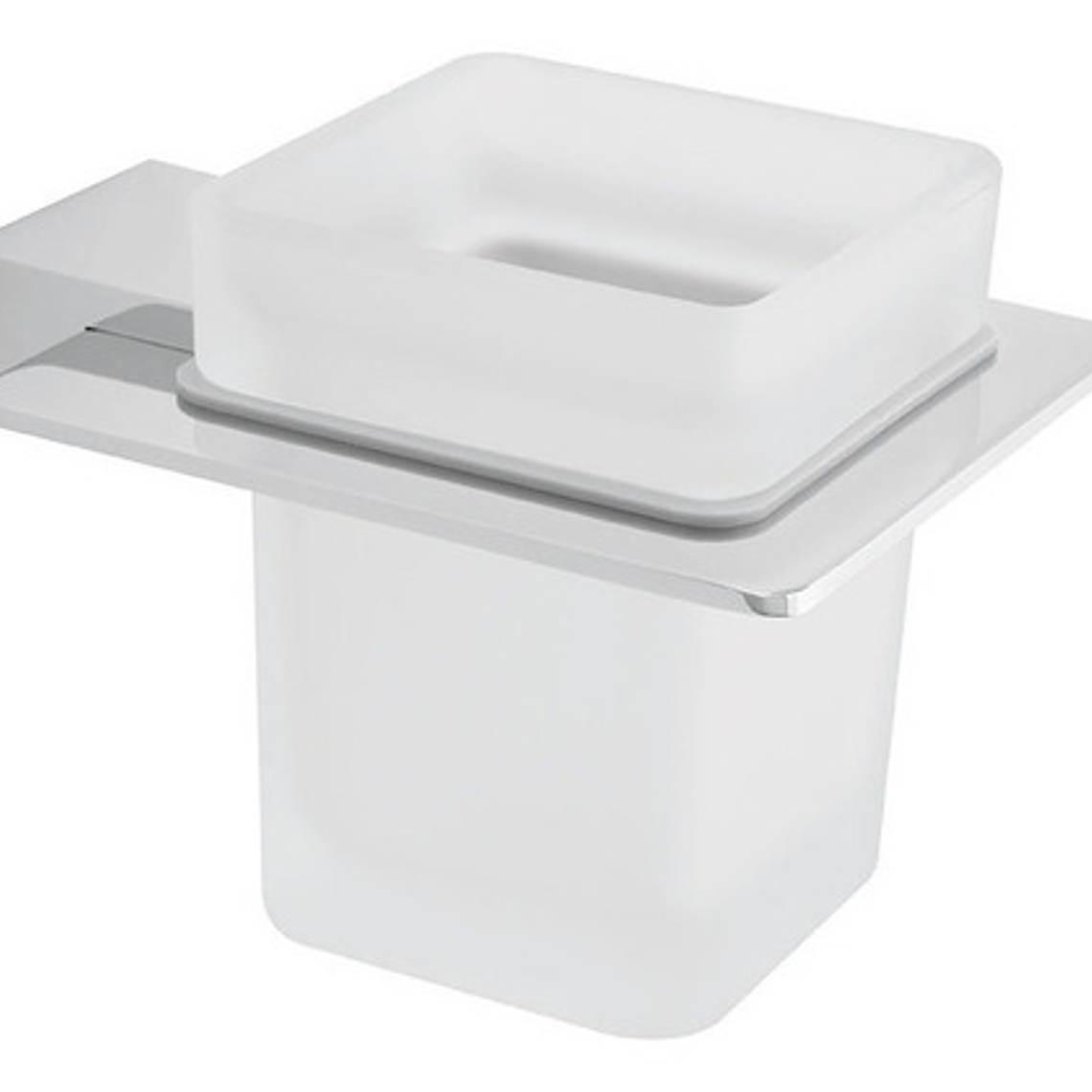 Cepillera O Porta Cepillos Cuadrada Obi Corona 1