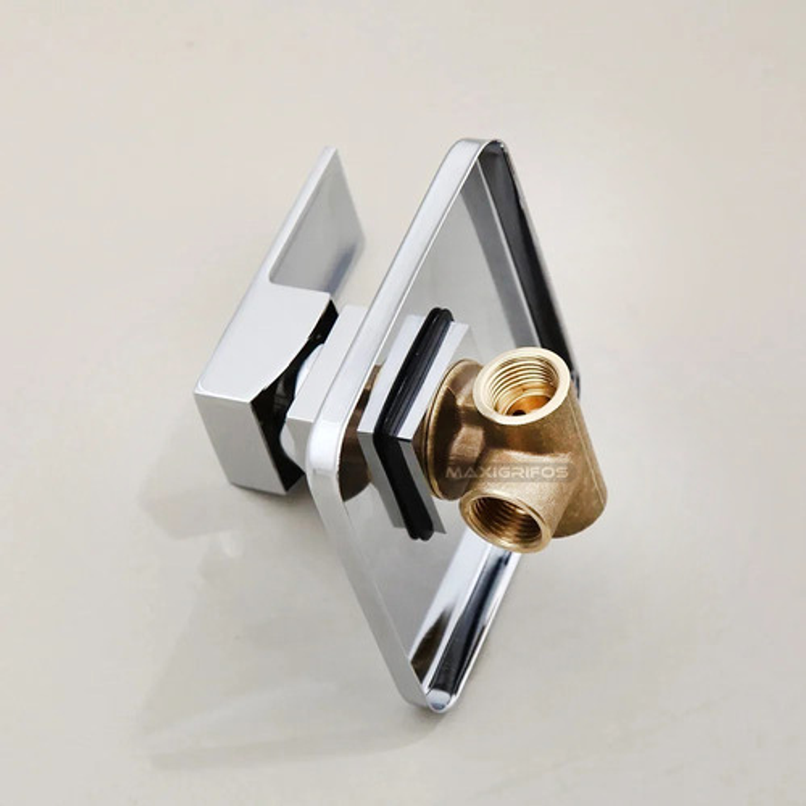 Regadera Metálica 30x30+mezclador Ducha+desviador+teleducha 7