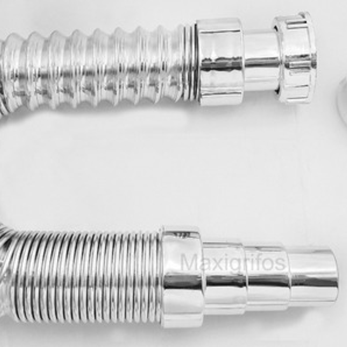Sifón Flexible Cromado Para Lavaplatos O Lavamanos 3