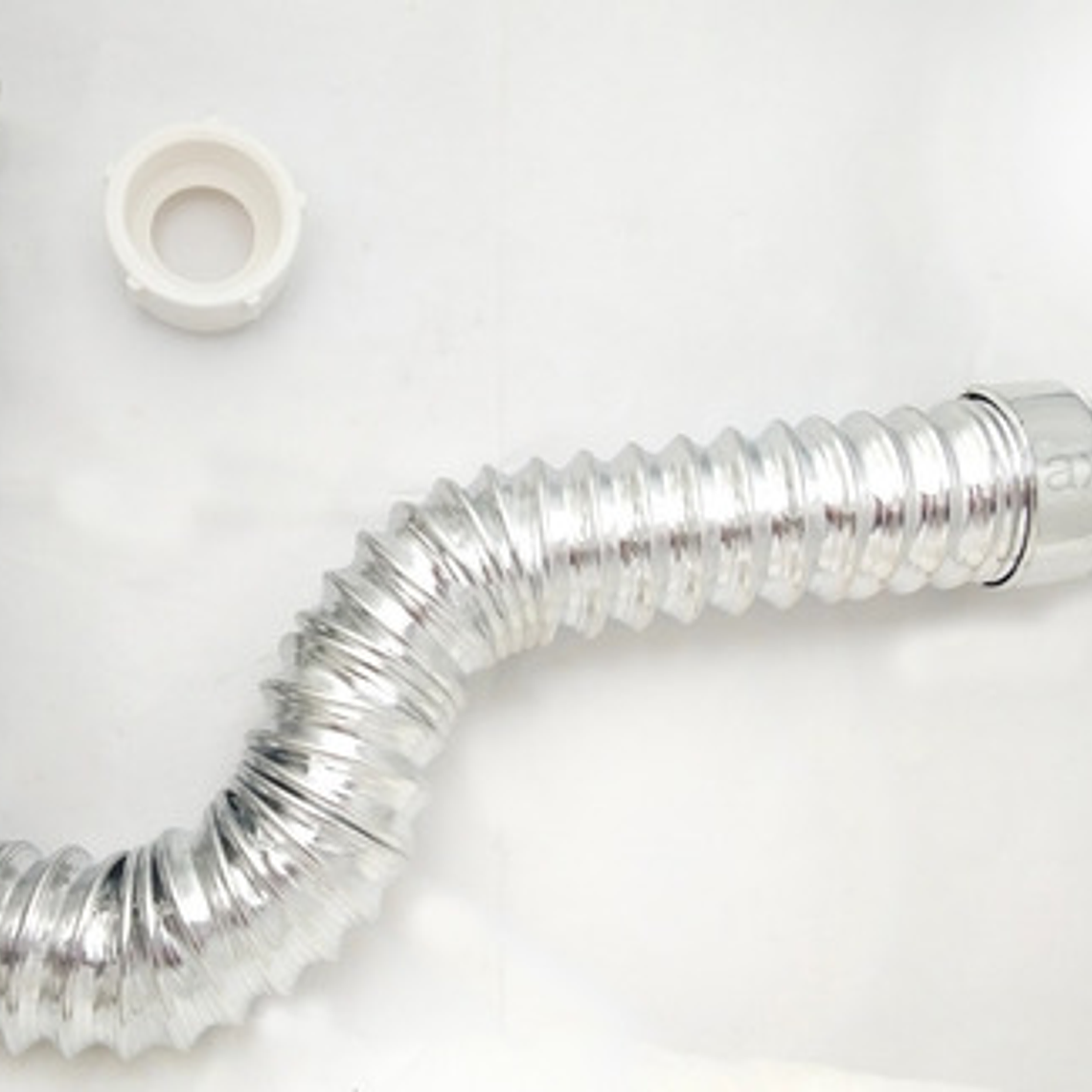 Sifón Flexible Cromado Para Lavaplatos O Lavamanos 4