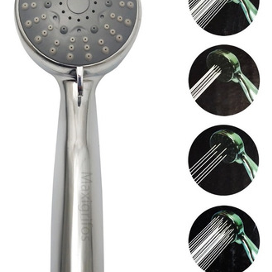 Regadera Metálica 15x15+mezclador Ducha+desviador+teleducha 4