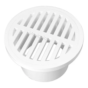 Rejilla Sifón Plástica 4x3 Blanca Con Sosco