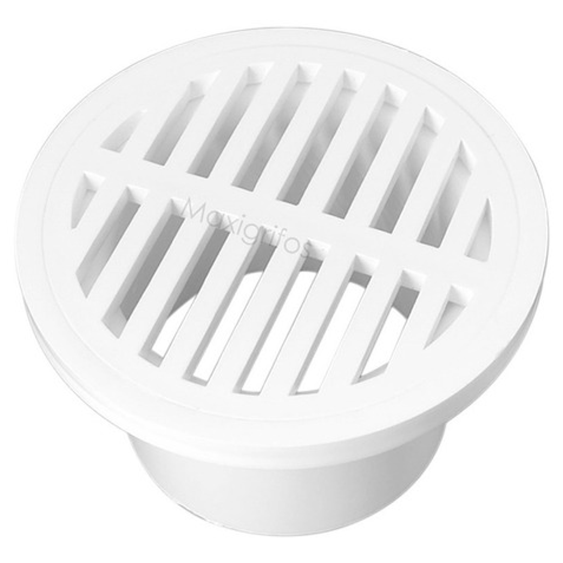 Rejilla Sifón Plástica 4x3 Blanca Con Sosco 1