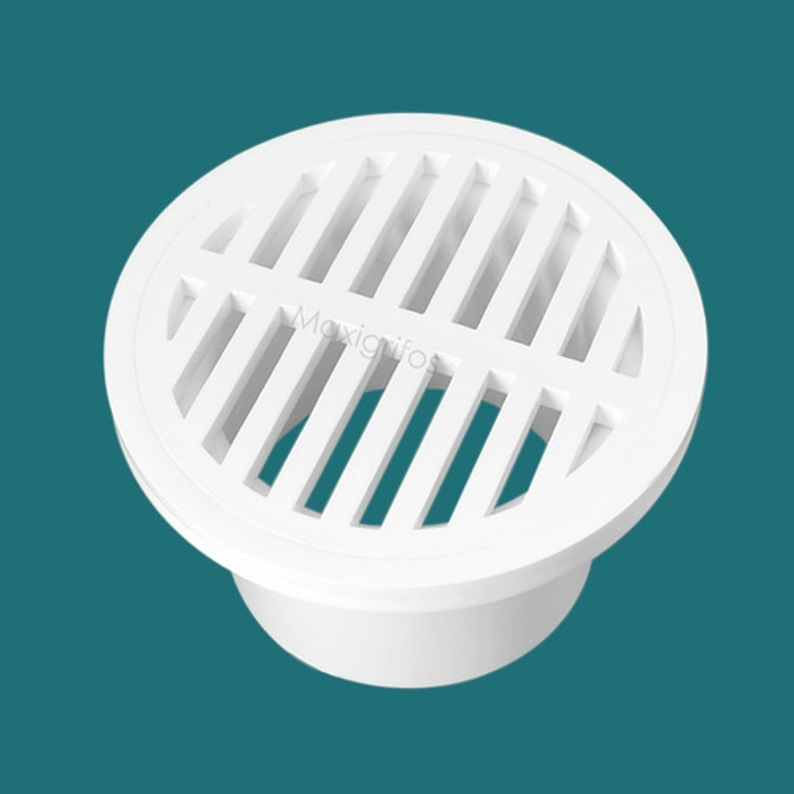 Rejilla Sifón Plástica 4x3 Blanca Con Sosco 2