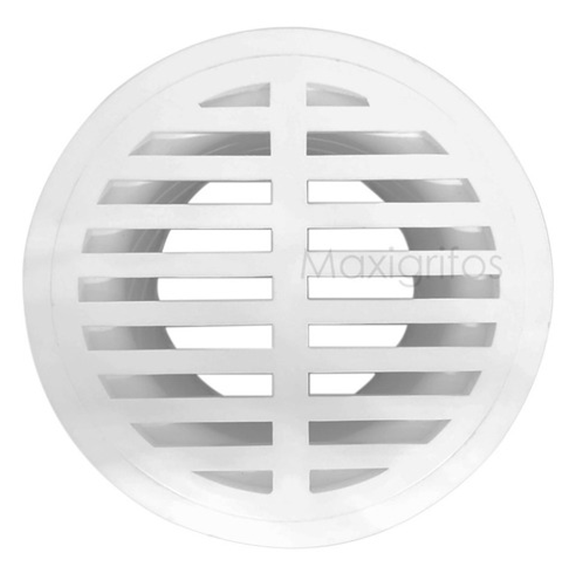 Rejilla Sifón Plástica 4x3 Blanca Con Sosco 4