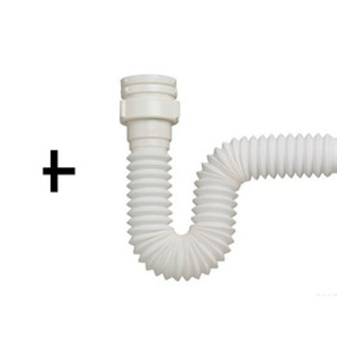 Desagüe O Sifón De Push Pvc Con Sifón Flexible Blanco 4