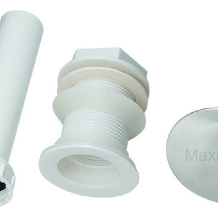 Desagüe O Sifón De Push Pvc Con Sifón Flexible Blanco 8