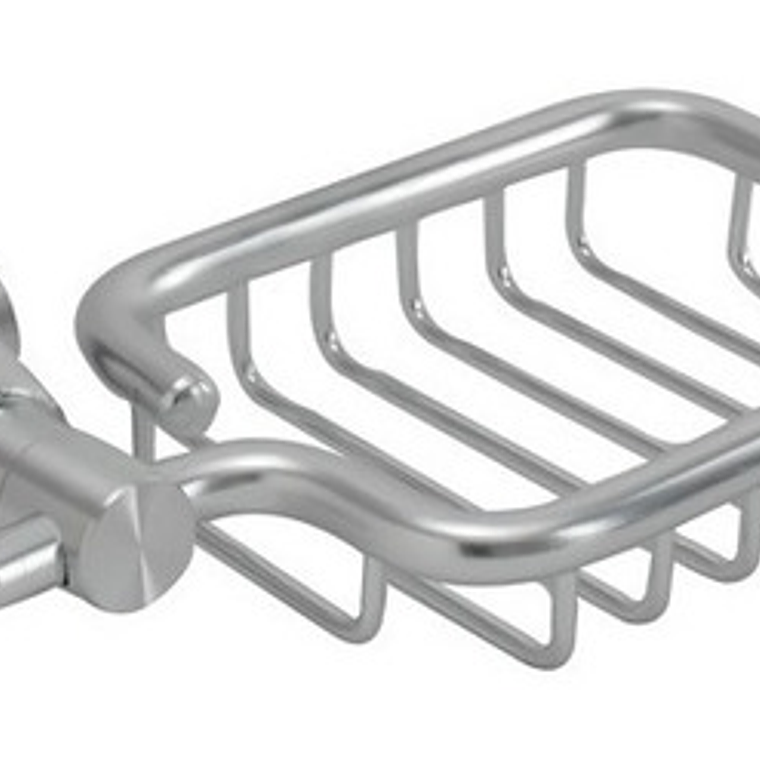 Jabonera Tipo Rejilla En Aluminio Inoxidable Color Cepillado 1