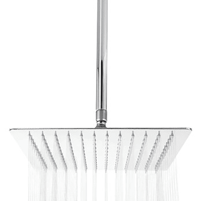 Regadera Ducha Metálica 30x30  Incluye Tubo De Techo