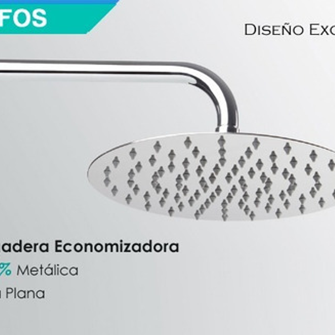 Regadera Metálica 15x15+mezclador Ducha+desviador+teleducha 8