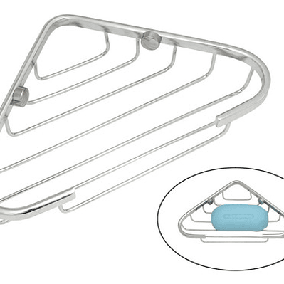 Jabonera O Canastilla Metálica Esquinera Ducha Moderna 