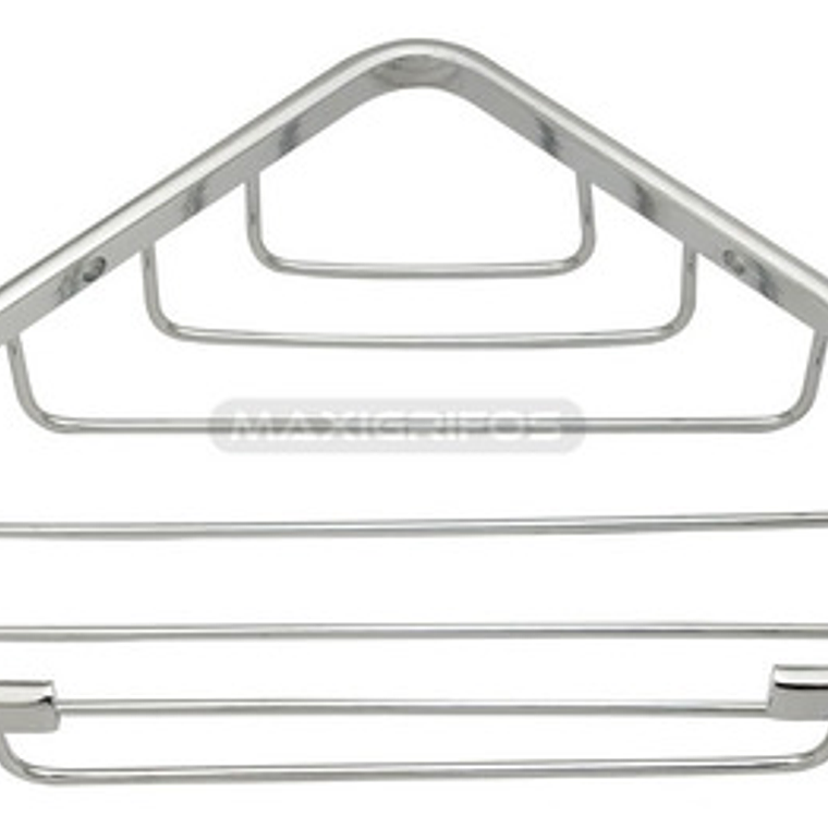 Jabonera O Canastilla Metálica Esquinera Ducha Moderna  2