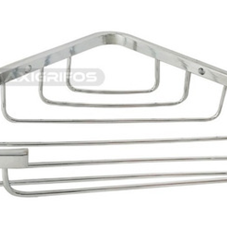 Jabonera O Canastilla Metálica Esquinera Ducha Moderna  4