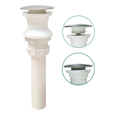 Desagüe O Sifon De Push  Para Lavamanos -standar Pvc