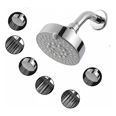 Regadera Ducha Plástica 4 Funciones De Lujo Incluye Tubo 
