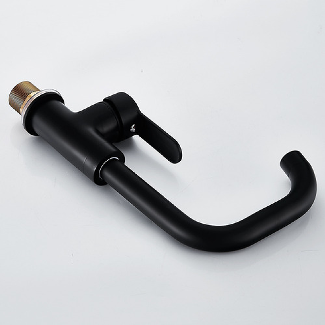 Grifo Llave Mezclador Lavamanos Monomando Negro 4