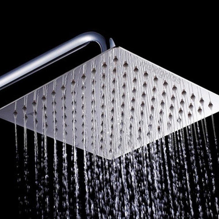 Regadera Metálica 20x20+mezclador Ducha+desviador+teleducha 10