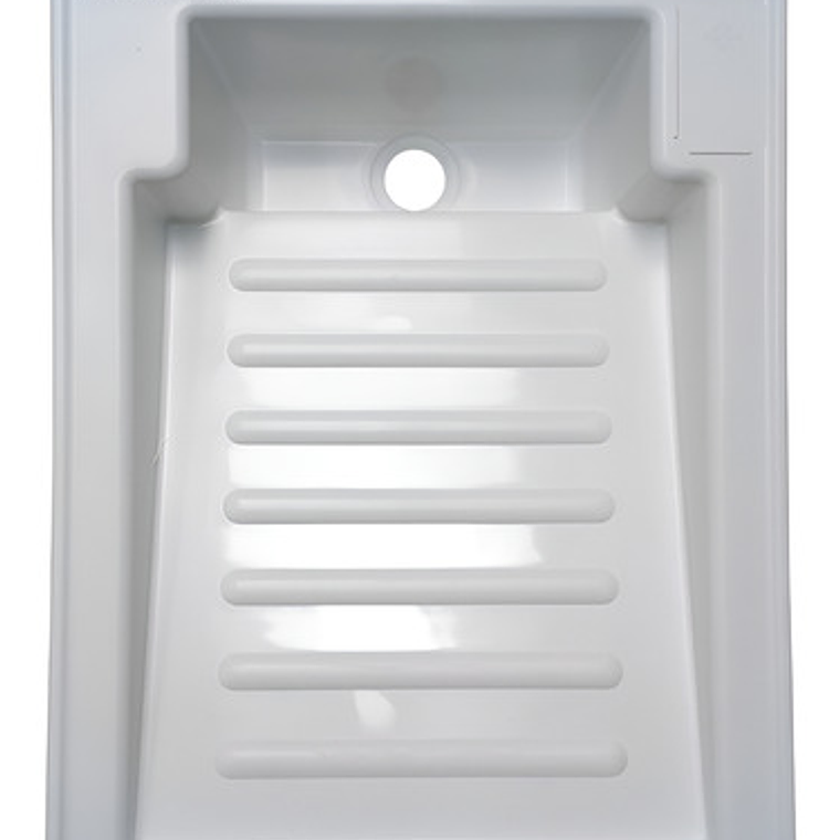 Lavadero Plástico 60x46 Incluye Válvula De Pozuelo Y Desagüe 2