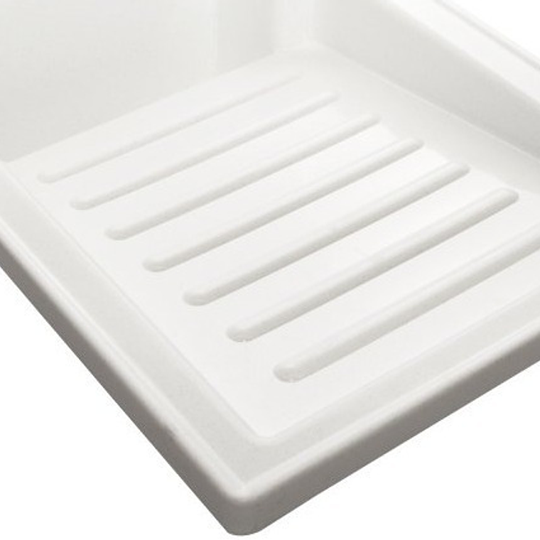 Lavadero Plástico 60x46 Incluye Válvula De Pozuelo Y Desagüe 9