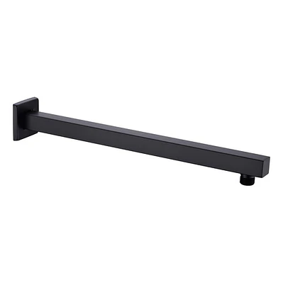 Tubo Extensión Para Ducha Cuadrado Negro Longitud 40cm