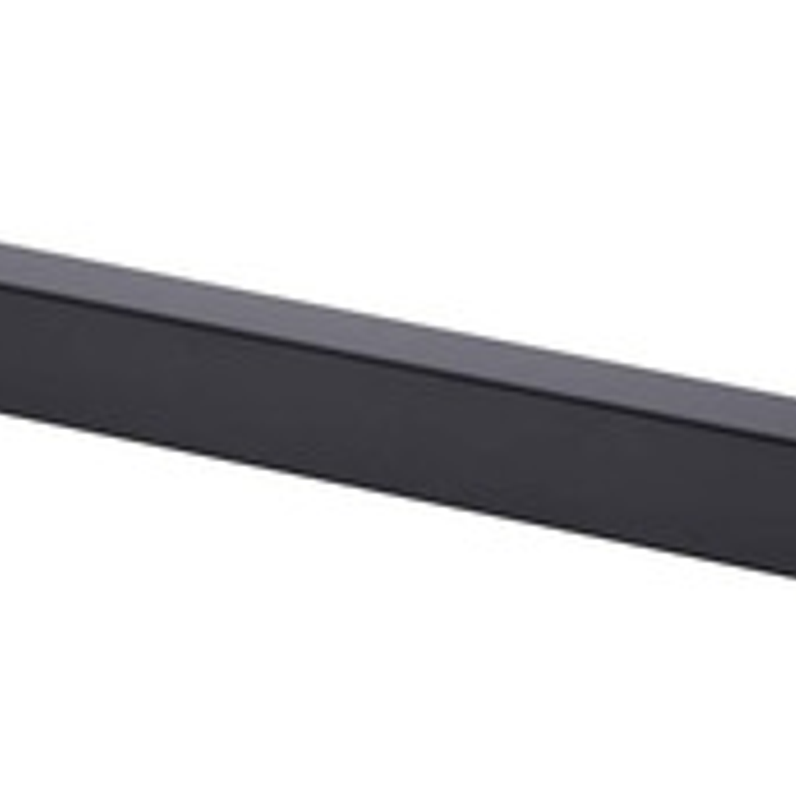 Tubo Extensión Para Ducha Cuadrado Negro Longitud 40cm 1