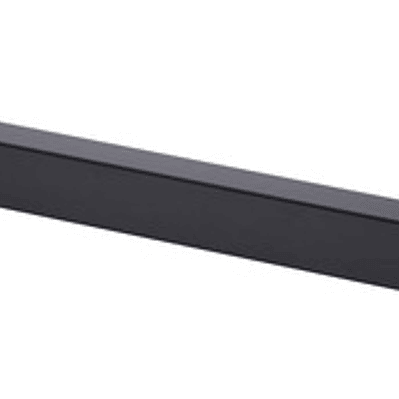 Tubo Extensión Para Ducha Cuadrado Negro Longitud 40cm