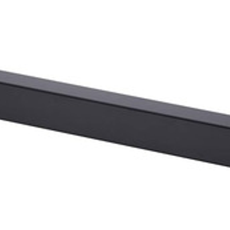 Tubo Extensión Para Ducha Cuadrado Negro Longitud 40cm 1