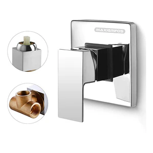 Regadera Metálica 30x30+mezclador Ducha+desviador+teleducha
