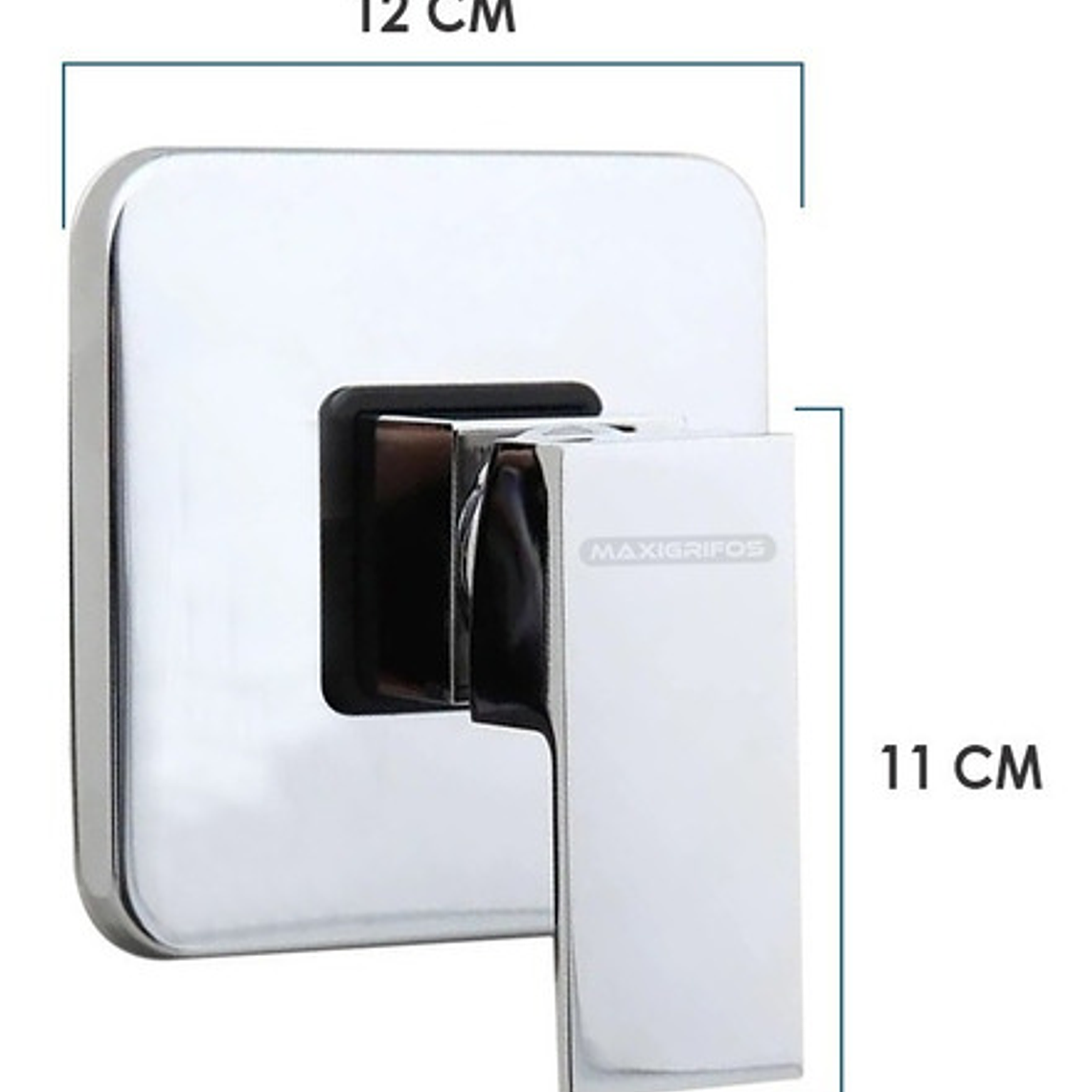 Regadera Metálica 30x30+mezclador Ducha+desviador+teleducha 5