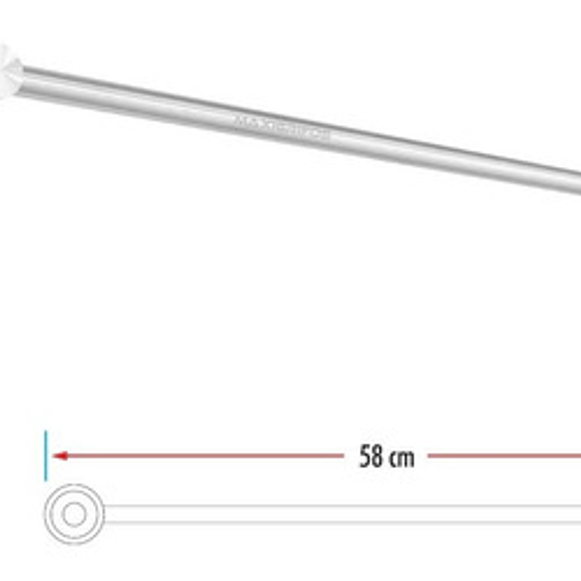 Toallero Barra De 28 Cm En Aluminio Boccherini 2