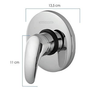 Regadera Metálica 25x25+mezclador Ducha+desviador+teleducha