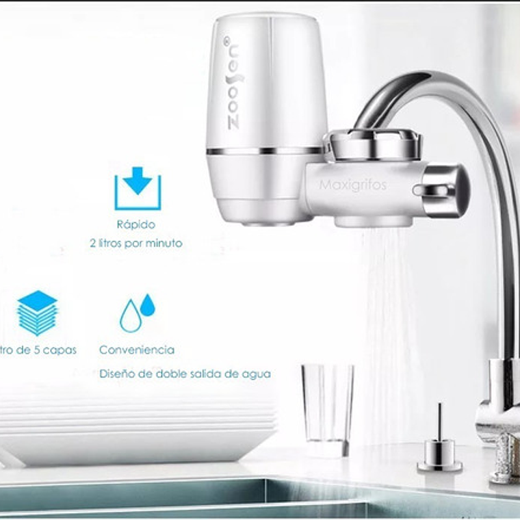 Filtro Purificador De Agua Para El Grifo O Llave 4