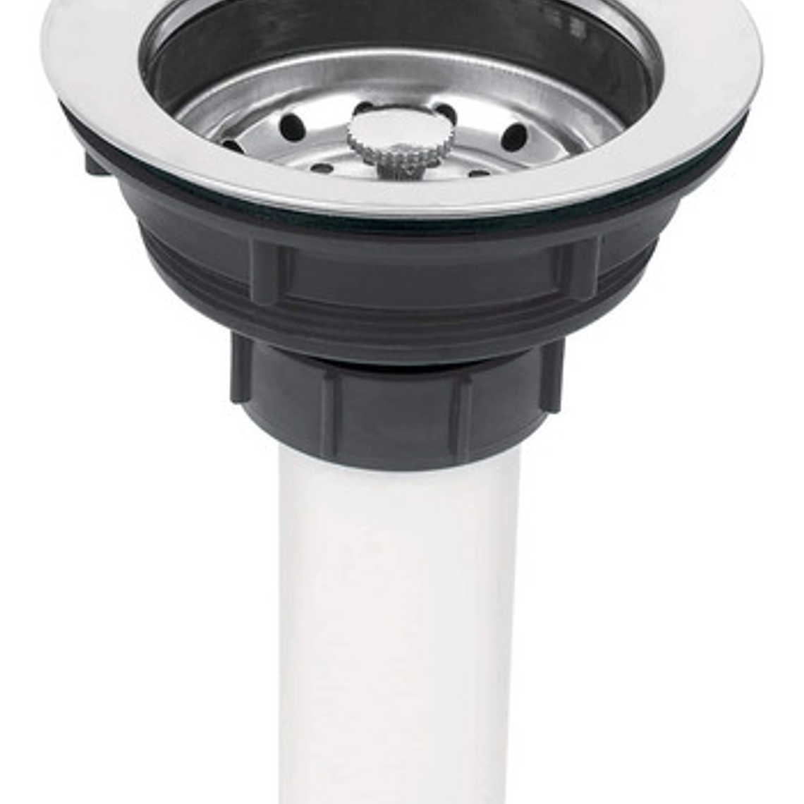 Griferia Llave Lavaplatos 8  + Sifón, Canastilla, Acoples 4