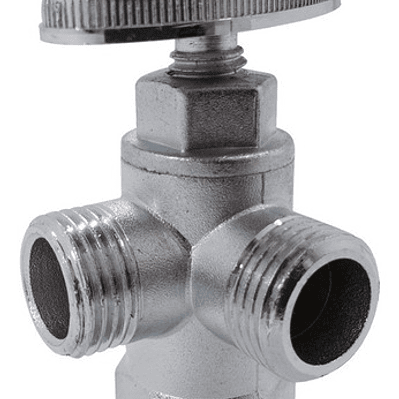 Válvula Regulación Doble Metálico Lavamanos/lavaplatos