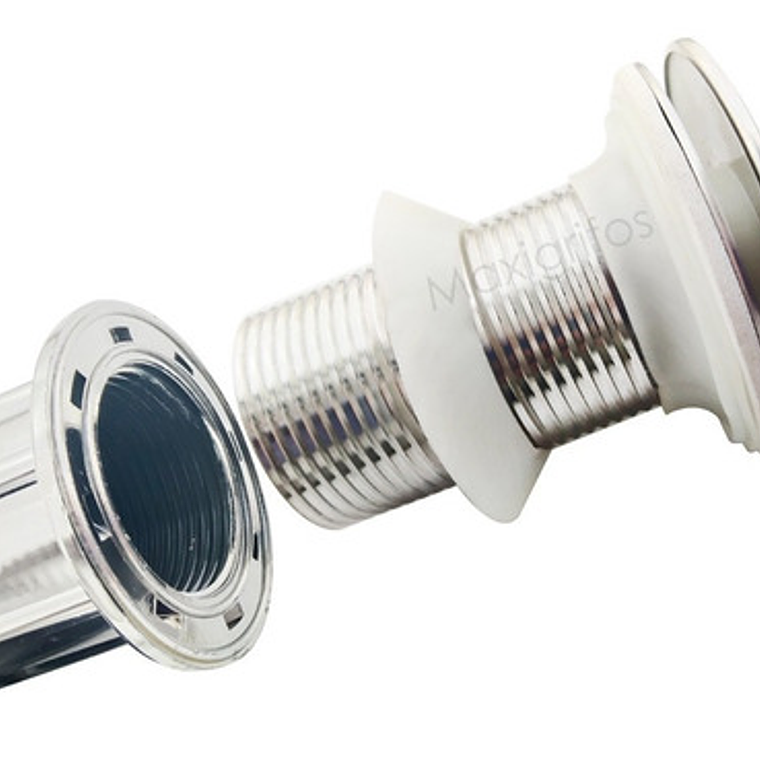 Desagüe O Sifón De Push Flexible Cromado 3