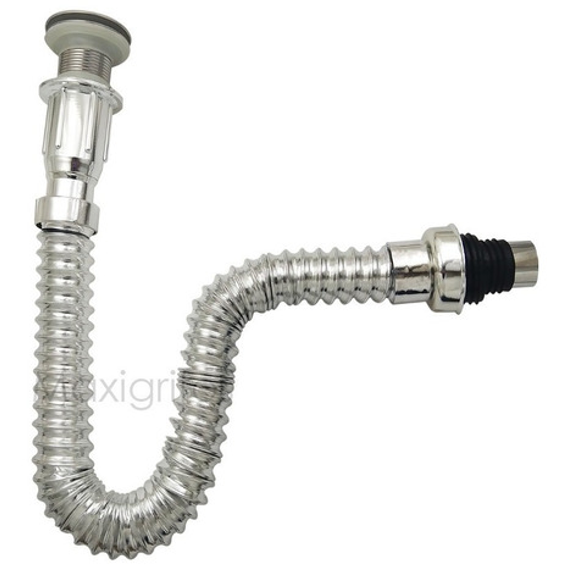 Desagüe O Sifón De Push Flexible Cromado 6