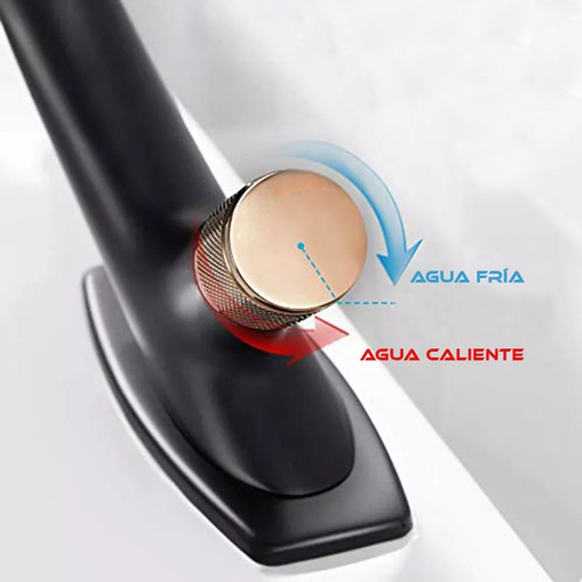 Llave Para Lavamanos Agua Fría Y Caliente Incluye Mangueras  9