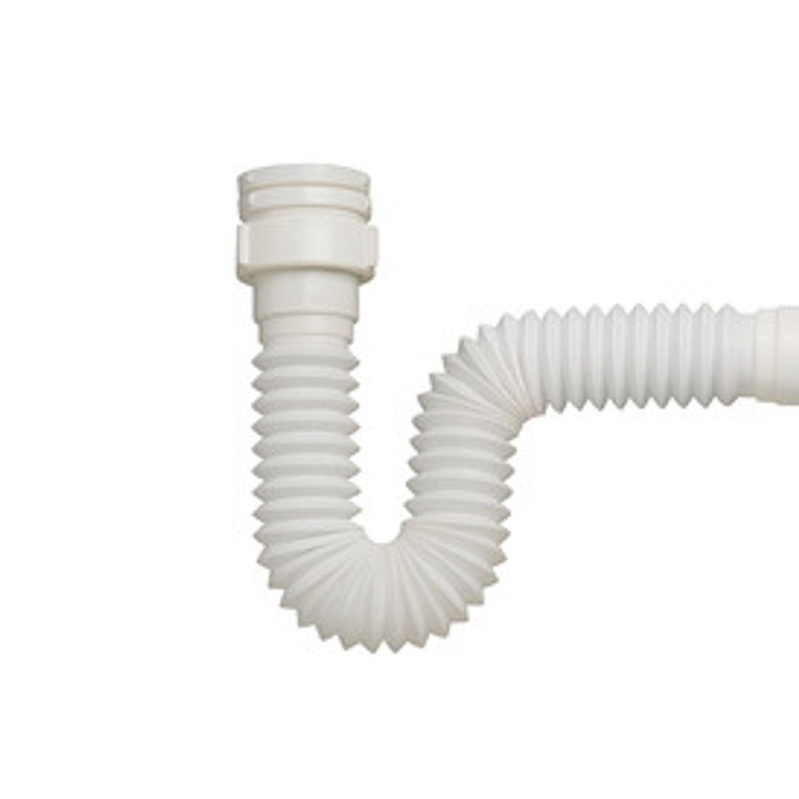 Desagüe O Sifón De Push De Lujo Con Sifón Flexible Blanco 1