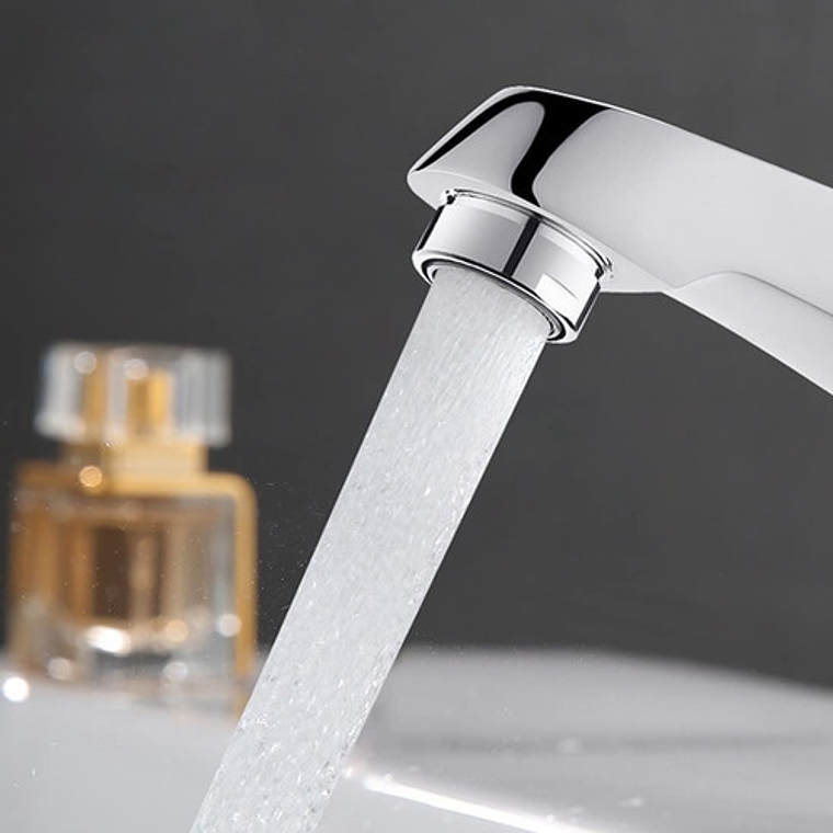 Aireador Ahorrador Macho Plástico Para Grifos Color Plateado 4