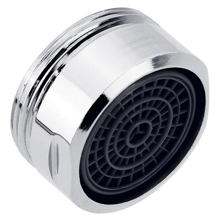 Aireador Ahorrador Macho Plástico Para Grifos Color Plateado 5