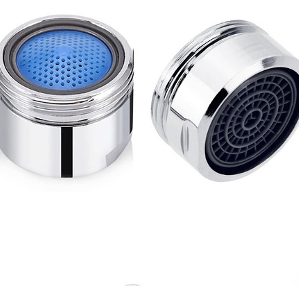 Aireador Ahorrador Macho Plástico Para Grifos Color Plateado 7