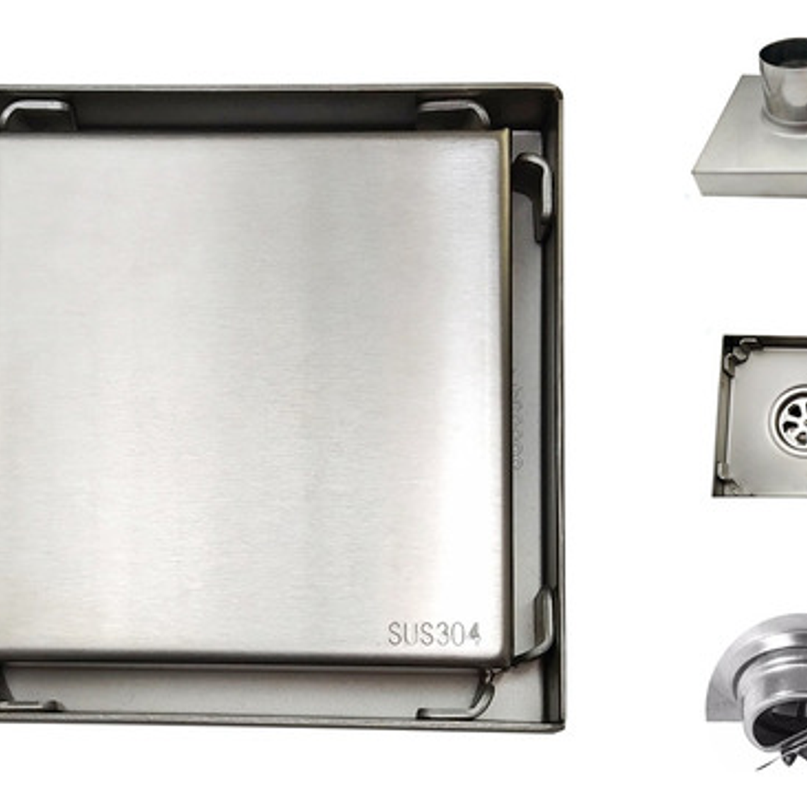 Rejilla Piso Acero 10x10 Anticucarachas Con Sosco 1 1/2  1