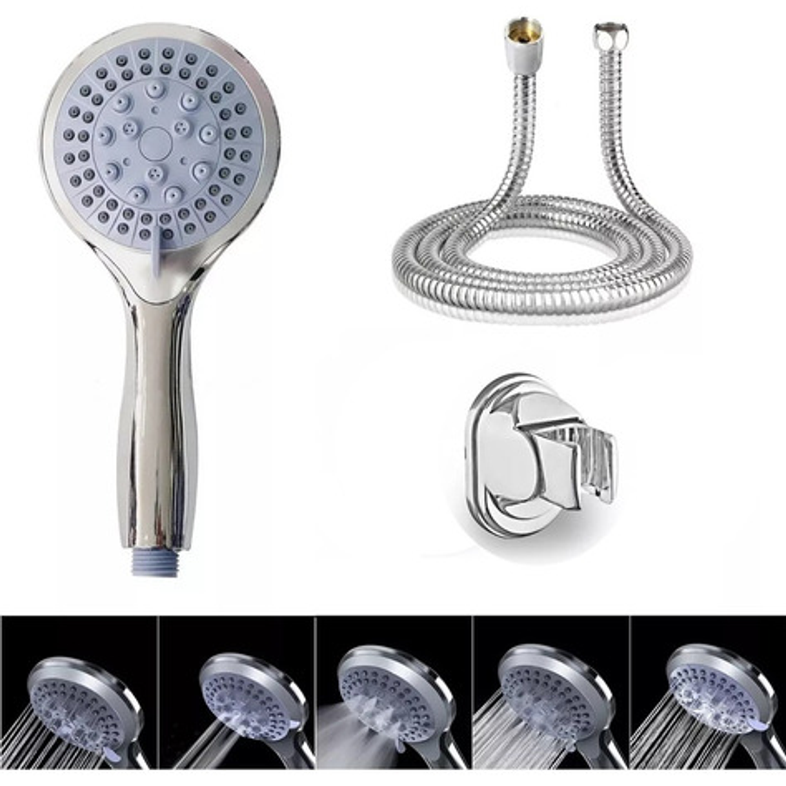Ducha Teléfono 5 Funciones (tipos De Chorro) 1