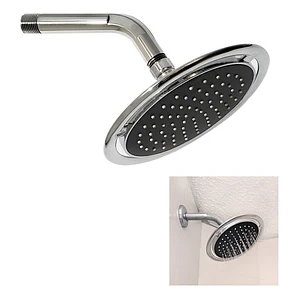 Regadera Ducha Plástica Abs Industrial 16x16 Incluye Tubo
