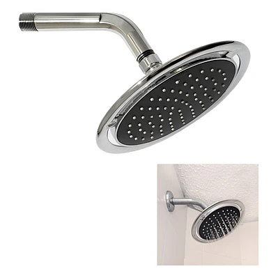 Regadera Ducha Plástica Abs Industrial 16x16 Incluye Tubo