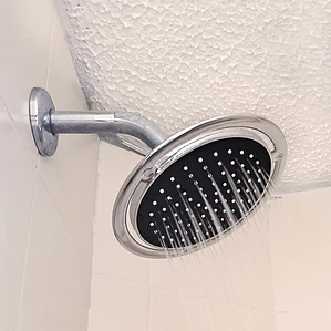 Regadera Ducha Plástica Abs Industrial 16x16 Incluye Tubo